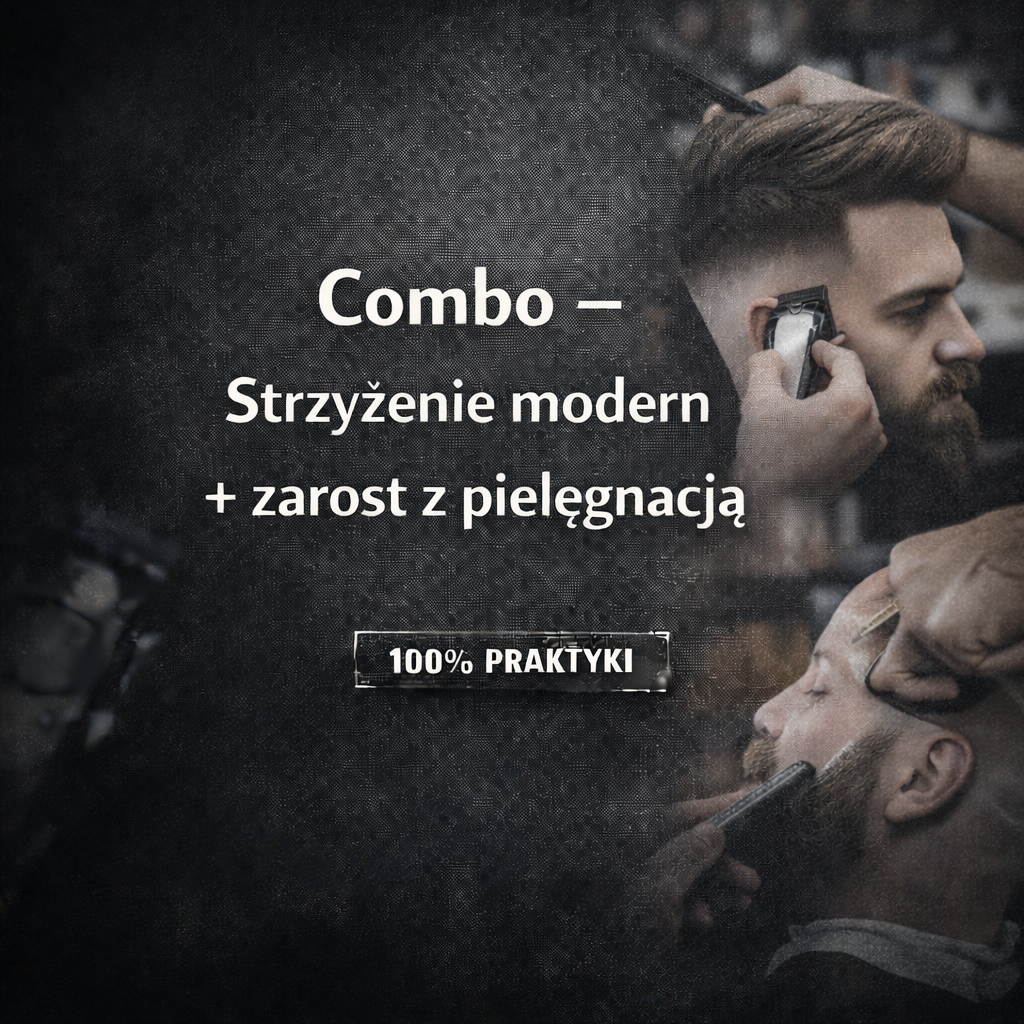 Combo – Strzyżenie modern + zarost z pielęgnacją
